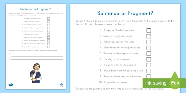 what is fragment sentence mean