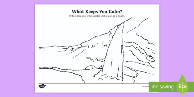 What Keeps You Calm? Worksheet (teacher made)