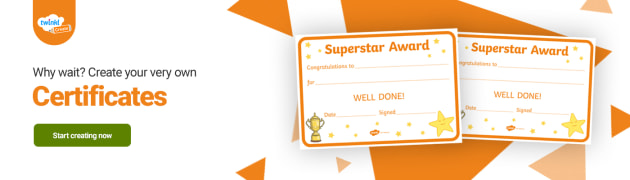 Certificate Designer and Editor - Twinkl Create! - Twinkl