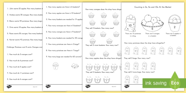 Counting In 2s 5s And 10s Activity Teacher Made