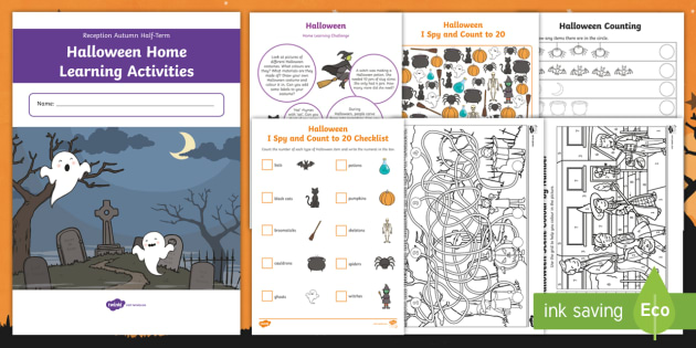 Halloween Half-Term Home Learning Activity Booklet