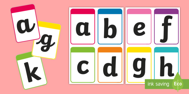 Lower Case Alphabet Flashcards