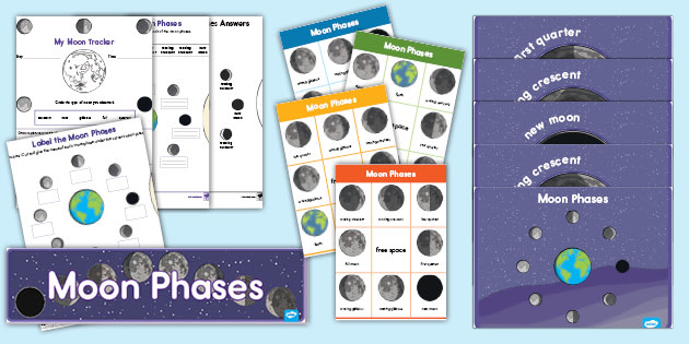 Moon Phases | The Moon | Bumper Resource Pack | South Africa