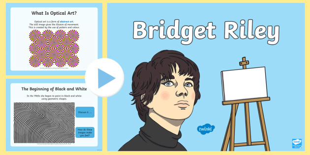 Bridget Riley Op Art Powerpoint Ks1 Art Primary Resource