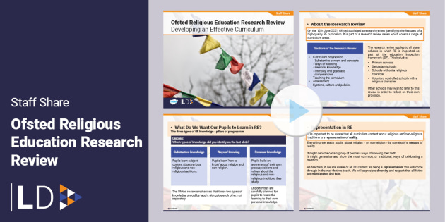 ofsted research report religious education