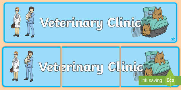 Veterinary Clinic Banner (teacher made)