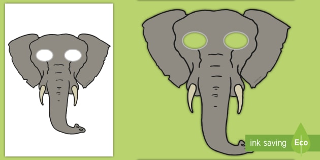 Elefant - Mască pentru jocul de rol