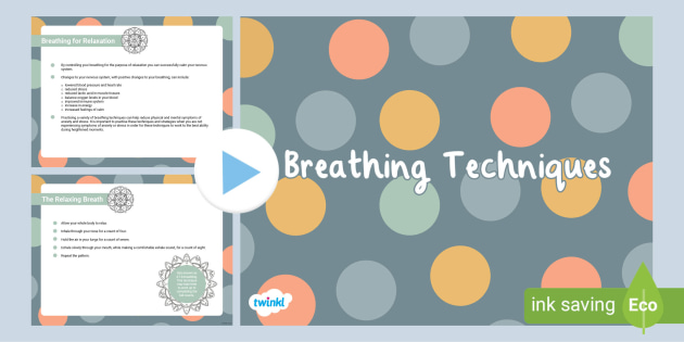 Staff Breathing Techniques for Wellbeing PowerPoint