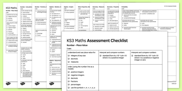 ks3 handwriting booklet assessment  ks3, Maths  Assessment maths, Checklist KS3