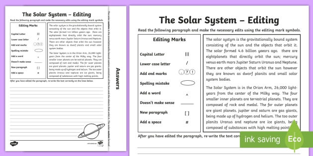 Proofreading Paragraphs Printable Worksheets Proofreading And Editing 