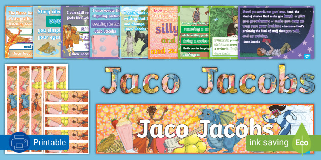 FREE Jaco Jacobs Display Classroom Display Pack