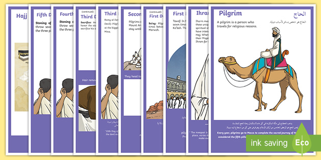 Free Rites Of Hajj Display Posters Arabic English