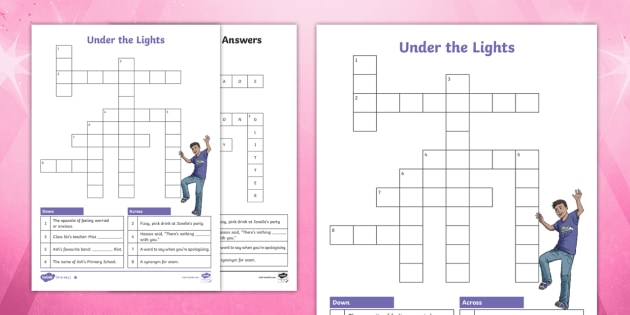 KS2 Mental Health Anxiety Story Differentiated Crossword