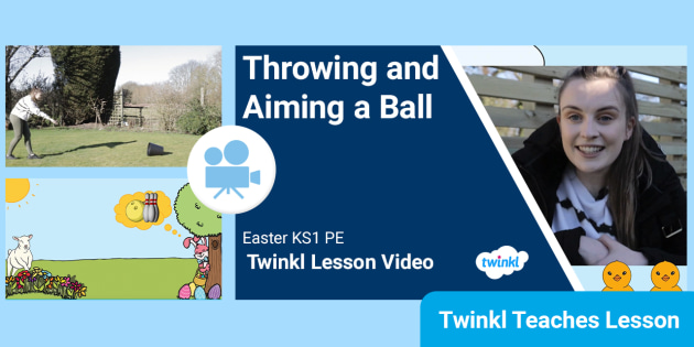 FREE! - KS1 (Ages 5-7) PE: Throwing And Aiming A Ball Video Lesson