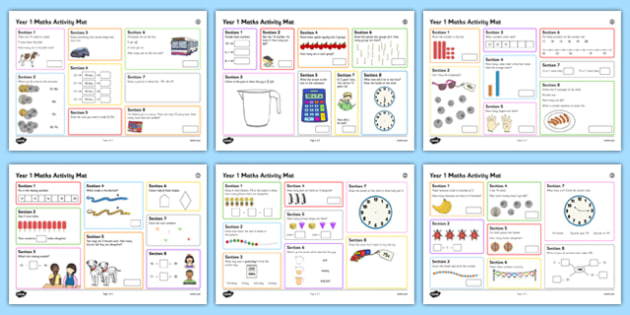 year 1 summer 2 maths activity mats australia year 1 y1