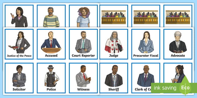 The Scottish Court System Role-Play Badges (Teacher Made)
