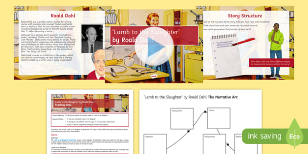 Roald Dahl S Lamb To The Slaughter Lesson Pack