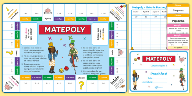 Elaboração e Resolução de Problemas com o jogo Cartas Matemáticas - Plano  de aula - 4º ano