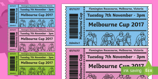 The Melbourne Cup Role Play Tickets - Australia, The Melbourne Cup, Role