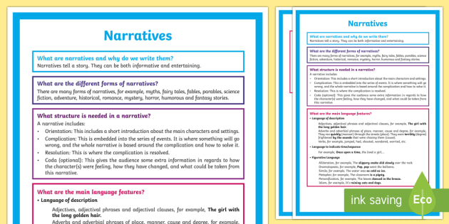 What Is The Language Features Of Narrative Text