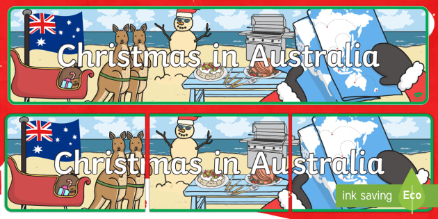 Christmas in Australia Banner (teacher made)