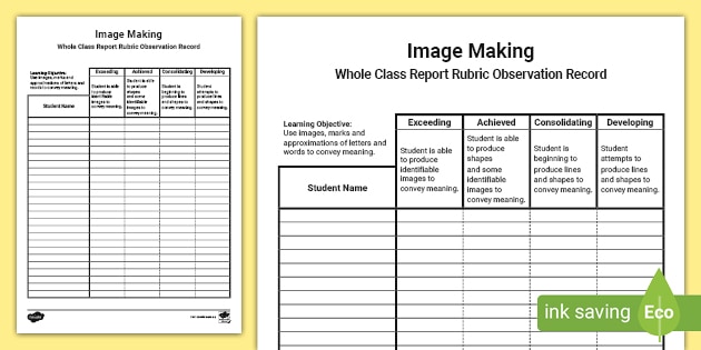 Image Making Eylf Assessment Rubricguide To Making Judgement 4482