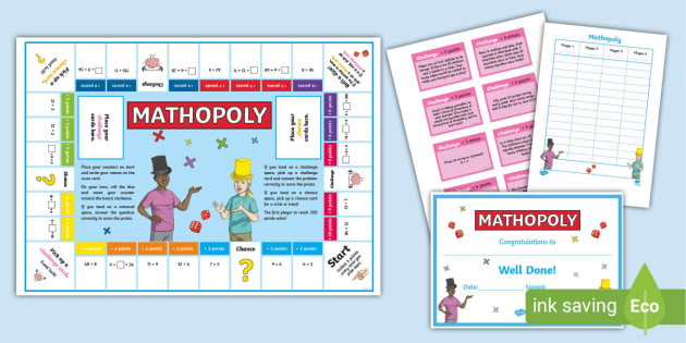 👉 Ks2 Mathopoly Times Tables And Division Facts Game 6143