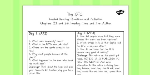 Free Guided Reading Questions Chapter 23 And 24 To Support Teaching On The 5371