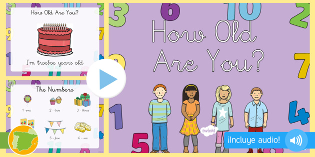 Beginner English: How Old Are You? Presentation and Audio