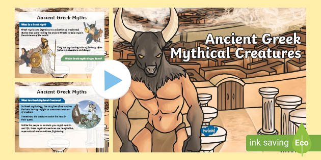 Ancient Greek Mythical Creatures Ks2 Powerpoint Mythology Ks2