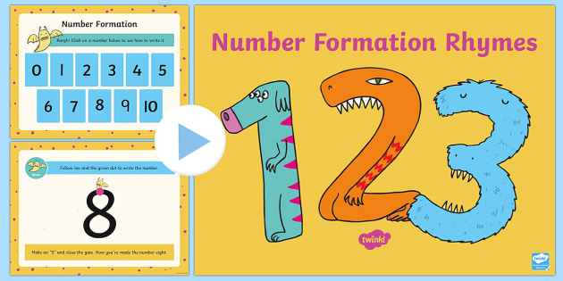 Number the pictures перевод. Number formation. Numbers formation in English. Number 8 formation for Kids. Rhymes for Kids number 7 8.