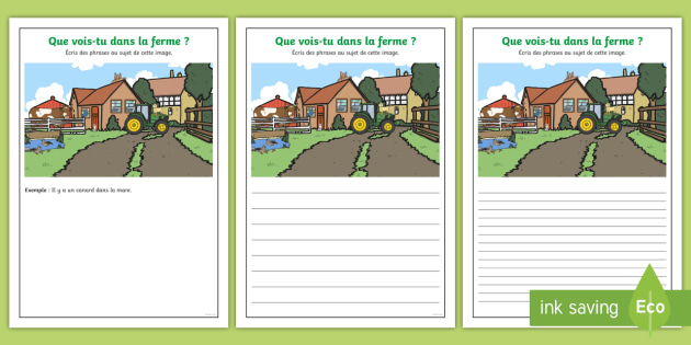 Supports Images Pour La Production D Ecrits A La Ferme