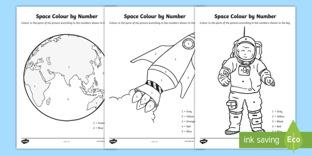 space colornumbers dots teacher made