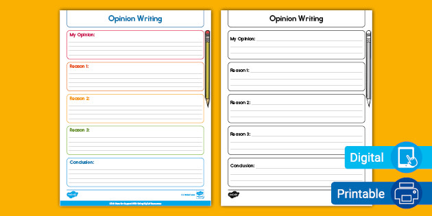 Structure　Teaching　Template　Resources　Opinion　Writing
