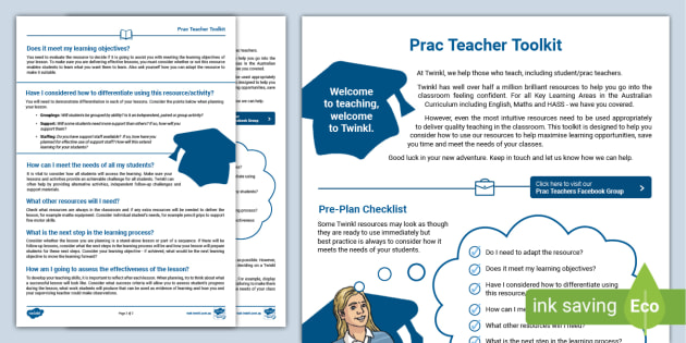 Prac Teacher Toolkit (teacher Made)