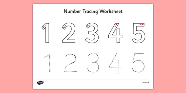 urdu worksheet kindergarten for free number, Number  Tracing tracing,  1 worksheet 5 Worksheet