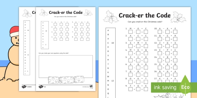 Vic Crack Er The Code Addition And Subtraction To 20 Differentiated Worksheet