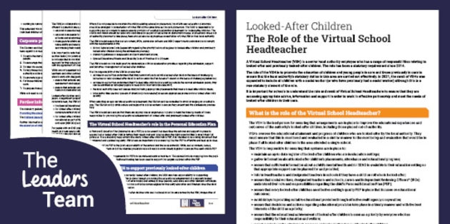 Understanding the needs of children looked after and previously looked ...