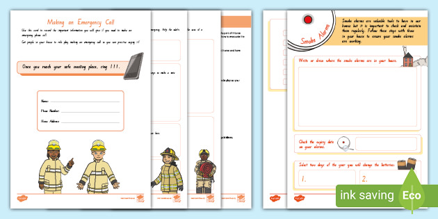 Fire Safety - Home Tasks Pack (Years 0-3) (teacher made)