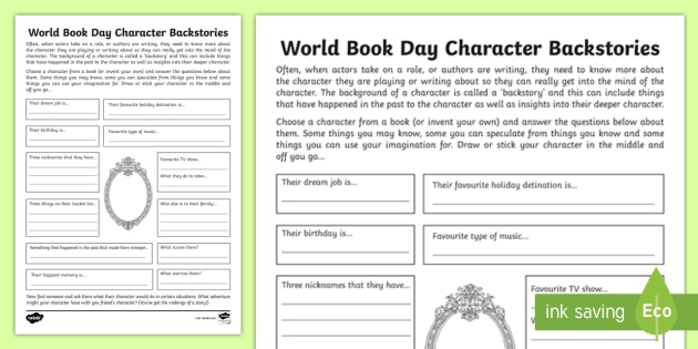 Creating A Character Backstory