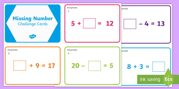 problem solving numbers to 20