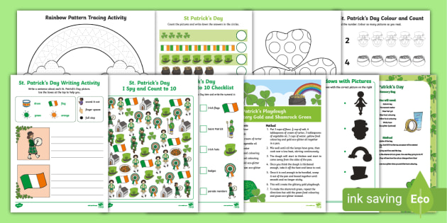EYFS St. Patrick's Day Resource Pack (teacher made)