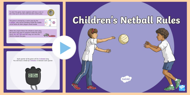 Children s Netball Rules PowerPoint Teacher made Resource