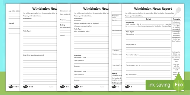 Newspaper report template editable picture