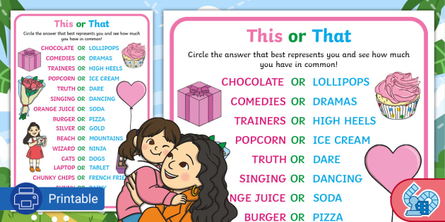 mother s day this or that family game board printable