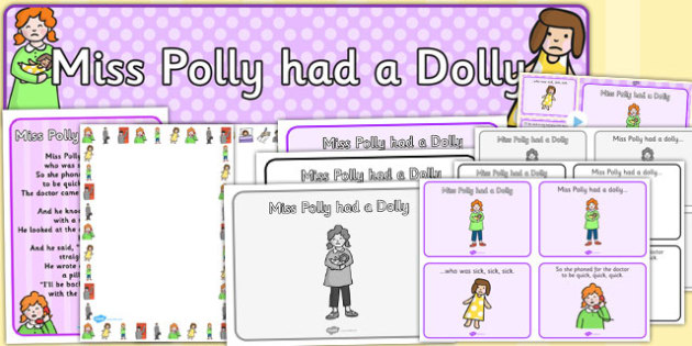 Miss Polly Had A Dolly Resource Pack - Miss Polly Had A Dolly, Resource ...