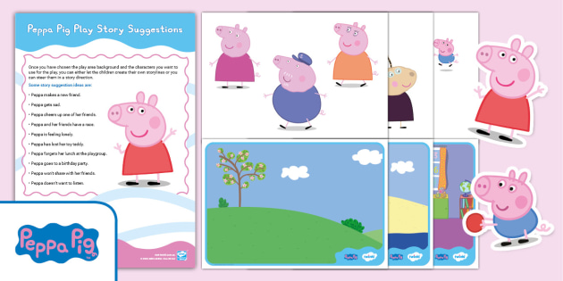 FREE! - Peppa Pig Story Game. Storytelling fun for EYLF 丨Twinkl.