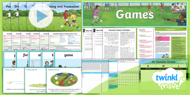 Year 5 Invasion Games Scheme of Work | Twinkl Move PE