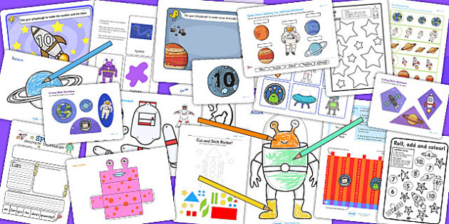 KS1 Space Activity Pack (teacher made)