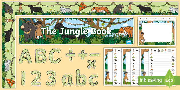 the jungle book display pack teacher made